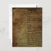 シュメール書カネイフォームの"歴史はがき ポストカード (正面/裏面)