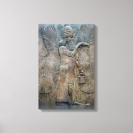 シュメール錠キャンバスDMTスピリチュアルグラフィティ キャンバスプリント