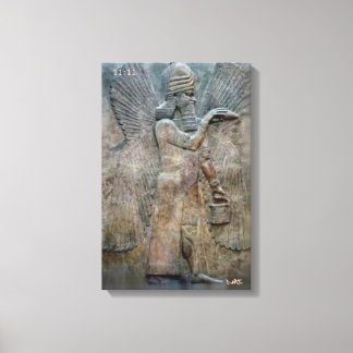 シュメール錠キャンバスDMTスピリチュアルグラフィティ キャンバスプリント