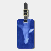 シュモクザメの荷物のラベル ラゲッジタグ (正面縦)