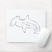 シュモクザメのmousepad マウスパッド (マウス)