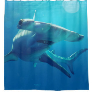 シュモクザメ シャワーカーテン