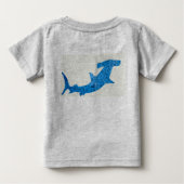 シュモクザメ ベビーTシャツ (裏面)