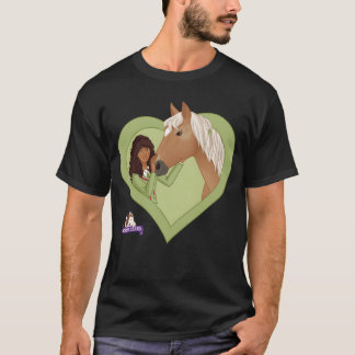 シュライヒ HORSE CLUB サラと彼女の馬 ミステリー 少女 Tシャツ