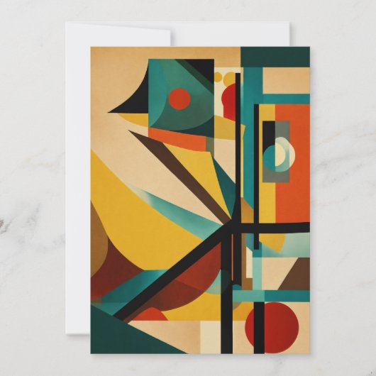 「シュラリストバウハウス招待状」 招待状 (正面)