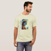 シュリクリシュナディヴァインアート Tシャツ (正面フル)