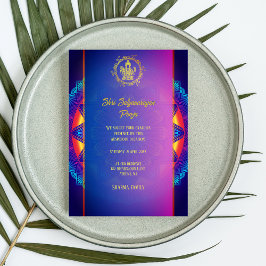 シュリサタナラヤンプージャヒンズーインディアンチャクラ 招待状