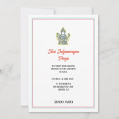 シュリサタナラヤンポハミニマルヒンドゥーインディアン 招待状 (正面)