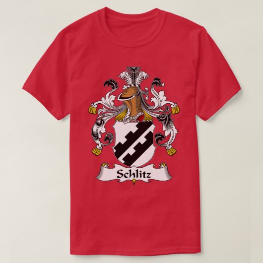 シュリッツコートオブアームズ家紋 Tシャツ (デザイン正面)
