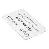 シュリヒトヨハン・ハインリッヒVoss Zitat Gut sein マグネット (右側)