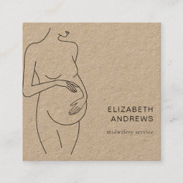 シュリヒト・モダンVisitenkarteシュヴァンゲール スクエア名刺