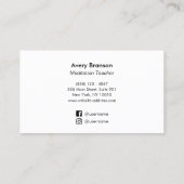 シュリヤントラメディテーション先生 名刺 (裏面)