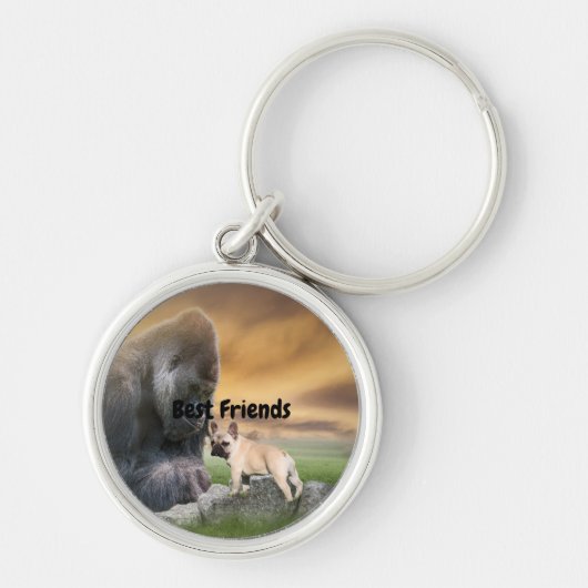 シュリュッセランハーネガーフランゾシシュブルドッゲ キーホルダー (正面)