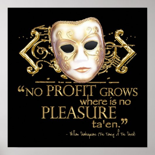 シュリーウ引用文のチーミング(金ゴールド版) ポスター (正面)