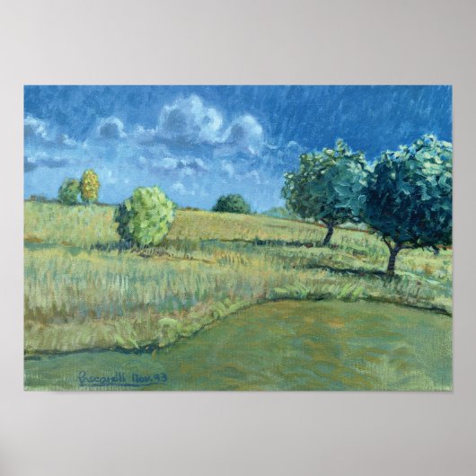 'シュリーズベリーApple Trees 1993'プリント ポスター (正面)