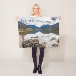 シュリーゼバヴァリアレイクドイツパノラマスーベリーホテル フリースブランケット