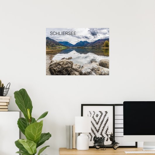 シュリーゼバヴァリアレイクドイツパノラマスーベリーホテル ポスター (ホームオフィス)