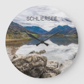 シュリーゼバヴァリアレイクドイツパノラマスーベリーホテル ラージ壁時計 (正面)