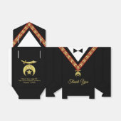 シュリーナージュエルカラータックステンプレートパーティーありがとう フェイバーボックス (折り畳みなし)