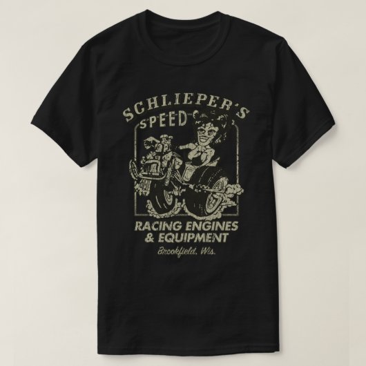 シュリーパーズスピードショップ Tシャツ (デザイン正面)