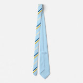 シュリーブポート（ルイジアナ）市旗ネックタイ ネクタイ (裏面)