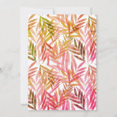 シュリーラクシュミー・プージャ　花のご案内 招待状 (裏面)