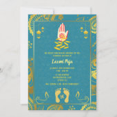 シュリーラシュミプジャフローラ招待状 招待状 (正面)