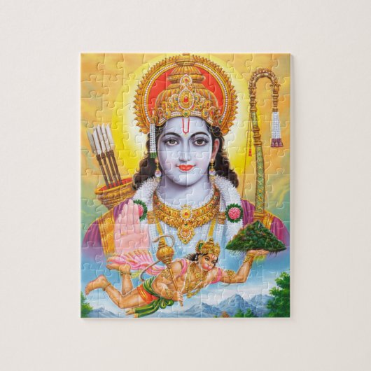 シュリーラム卿ヒンズー教 ジグソーパズル (縦)