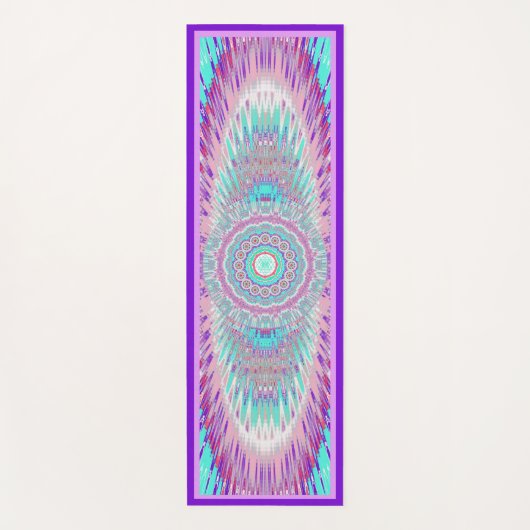 シュリ付きラベンダー ヨガマット (正面)