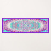 シュリ付きラベンダー ヨガマット (正面(横))