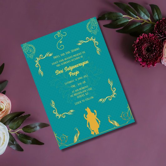 シュリ・サタナラヤンポハ・ヒンドゥー 招待状