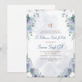 シュリ スカンマニ サヒブ経のデジタル招待状 招待状 (正面/裏面)