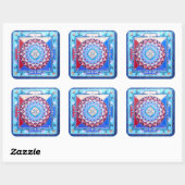 シュリ・ヤントラ・ステッカー スクエアシール (シート)