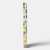 シュルスタイリッシュレアルな葉ピンクブルーオンベージュトレンディー Case-Mate iPhoneケース (裏面 / 左)