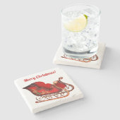 シュルストマスメリーストーンコースター ストーンコースター (横)