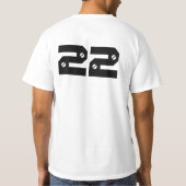 シュルツの建築-価値ワイシャツ Tシャツ (裏面)