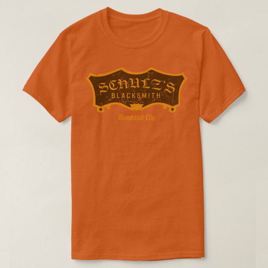 シュルツ・ブラックスミス Tシャツ (デザイン正面)