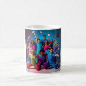 シュルバス・マグのスーパーヒーロー祝- Healthcare H コーヒーマグカップ (中央)