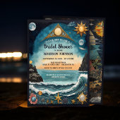 シュルレアルシアルシースケープミスティックブライダルシャワー 招待状