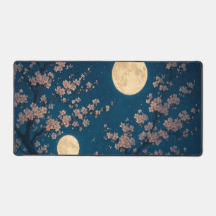 シュルレアルムーンライト桜 デスクマット