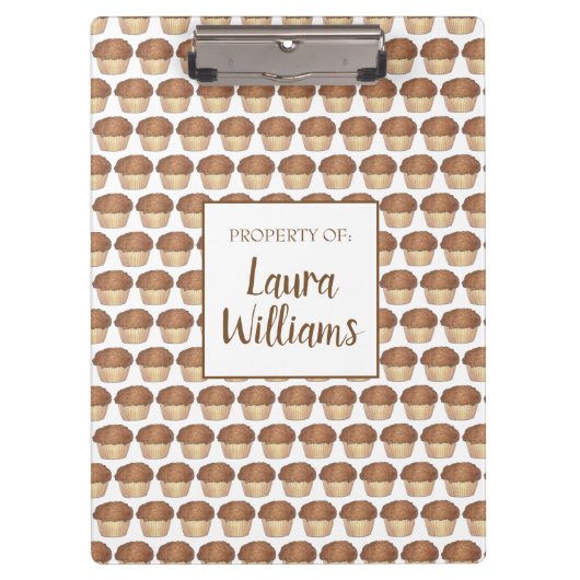 シュルーセルクラムブマフィンバイ焼いたベーカリーベイカーフード クリップボード (正面)