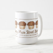 シュルーセルクラムブマフィンバイ焼いたベーカリーベイカーフード コーヒーマグカップ (正面右)