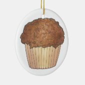 シュルーセルクラムブマフィンバイ焼いたベーカリーベイカーフード セラミックオーナメント (右)
