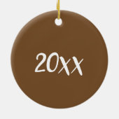 シュルーセルクラムブマフィンバイ焼いたベーカリーベイカーフード セラミックオーナメント (裏面)