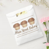 シュルーセルクラムブマフィンバイ焼いたベーカリーベイカーフード フェイバーバッグ (封をした状態)