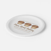 シュルーセルクラムブマフィンバイ焼いたベーカリーベイカーフード ペーパープレート (アングル)