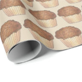 シュルーセルクラムブマフィンブレックファーストブルンフードフードベーキング ラッピングペーパー (ロールコーナー)