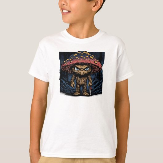シュルームフット: キノコの森の悪霊 Tシャツ (正面)