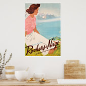 シュル・モントルー、ケミン・ド・ファー・デ・ロシャーズ・ド・ナイ、 ポスター (キッチン)