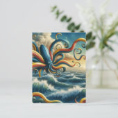 シュレアカラフルバナナタコ ポストカード (スタンド正面)